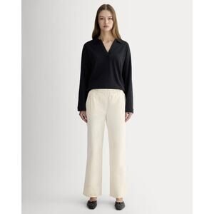 Everlane Women's Easy Pant in Canvas, Size 2XL, Cotton/Twill
